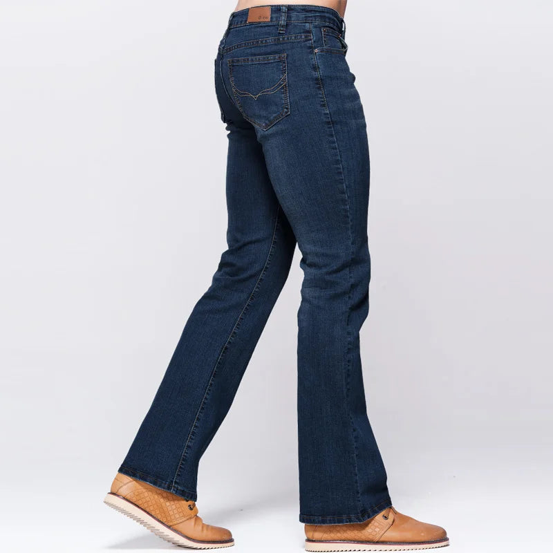 LGRG Men's Classic Slim Boot Cut Jeans ATHLEXES