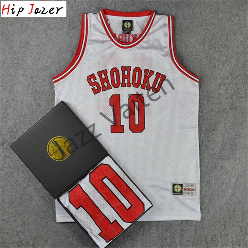 HipJazer Slam Cosplay Basketball Jersey Set - Shohoku Style ATHLEXES