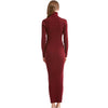 Turtleneck Knit Sheath Dress ATHLEXES