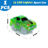 GlowTrack DIY Racing Cars with Colorful Lights ATHLEXES