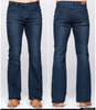LGRG Men's Classic Slim Boot Cut Jeans ATHLEXES