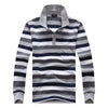 Classic Striped Cotton Polo for Men - Spring & Autumn ATHLEXES