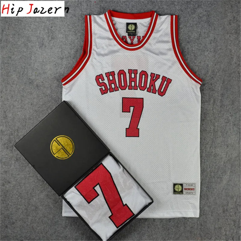 HipJazer Slam Cosplay Basketball Jersey Set - Shohoku Style ATHLEXES