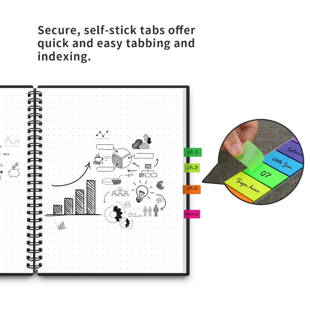 EcoSmart A4 Reusable Erasable Notebook Journal ATHLEXES