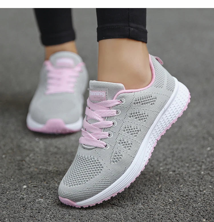 BreezeWalk Women's Fashionable Breathable Mesh Sneakers 2024 ATHLEXES