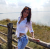 Luxe Linen Long Sleeve Chemisier Femme Blouse for Summer Fashion ATHLEXES