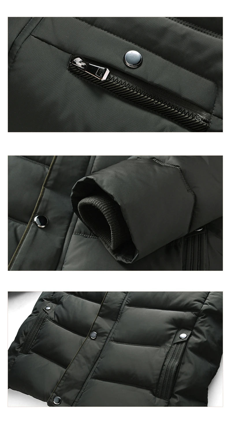Thick Winter Parka for Men -15 Degree Warm Jacket ATHLEXES