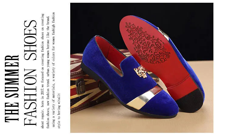 Tiger Gold Elegance Loafers for Men ATHLEXES