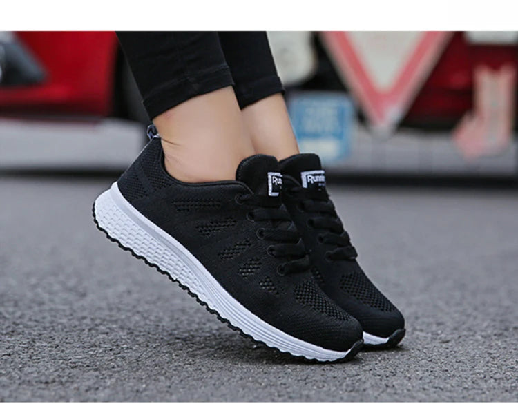 BreezeWalk Women's Fashionable Breathable Mesh Sneakers 2024 ATHLEXES