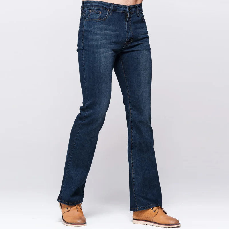 LGRG Men's Classic Slim Boot Cut Jeans ATHLEXES