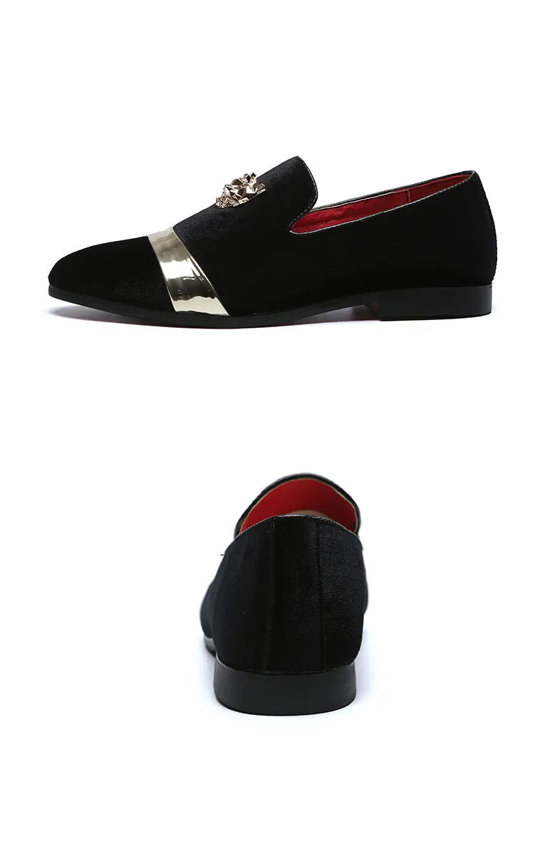 Tiger Gold Elegance Loafers for Men ATHLEXES