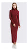 Turtleneck Knit Sheath Dress ATHLEXES