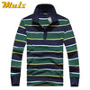 Classic Striped Cotton Polo for Men - Spring & Autumn ATHLEXES