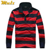 Classic Striped Cotton Polo for Men - Spring & Autumn ATHLEXES