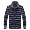 Classic Striped Cotton Polo for Men - Spring & Autumn ATHLEXES