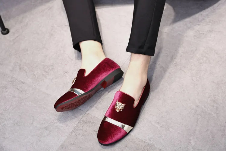Tiger Gold Elegance Loafers for Men ATHLEXES