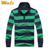 Classic Striped Cotton Polo for Men - Spring & Autumn ATHLEXES