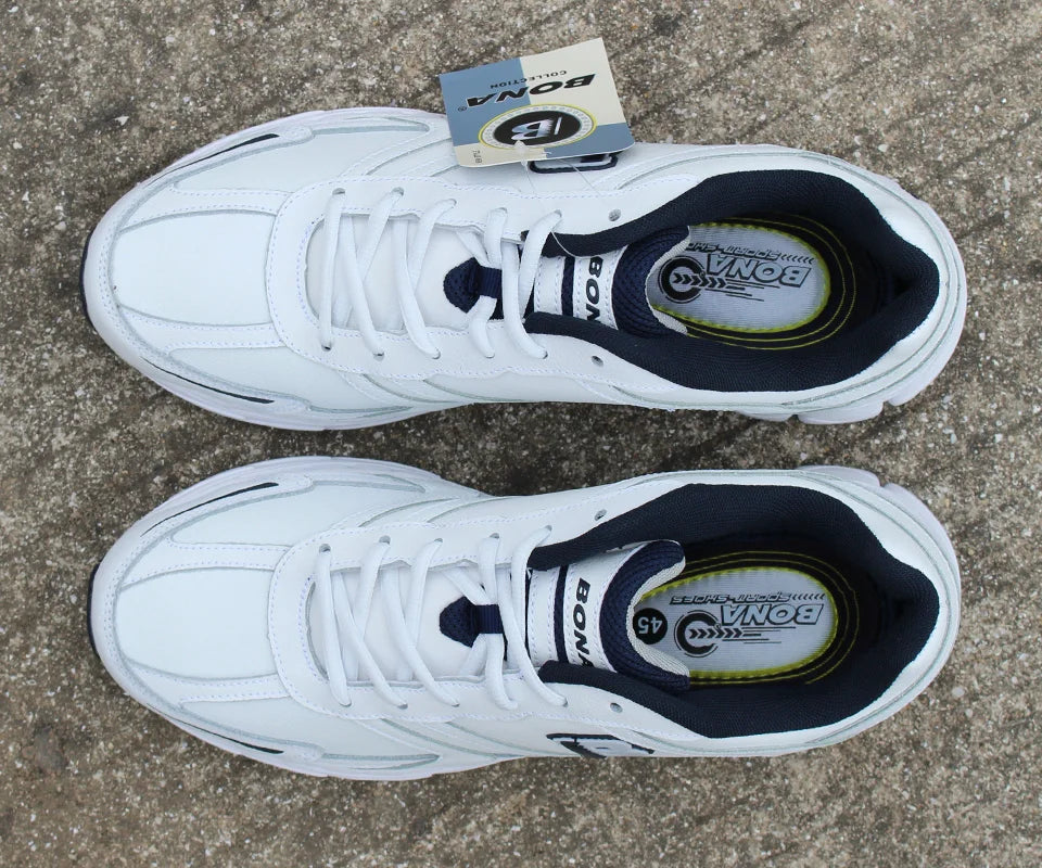 BONA Classic Lace-Up Menâ??s Running Shoes ATHLEXES