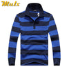 Classic Striped Cotton Polo for Men - Spring & Autumn ATHLEXES