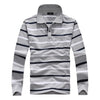 Classic Striped Cotton Polo for Men - Spring & Autumn ATHLEXES
