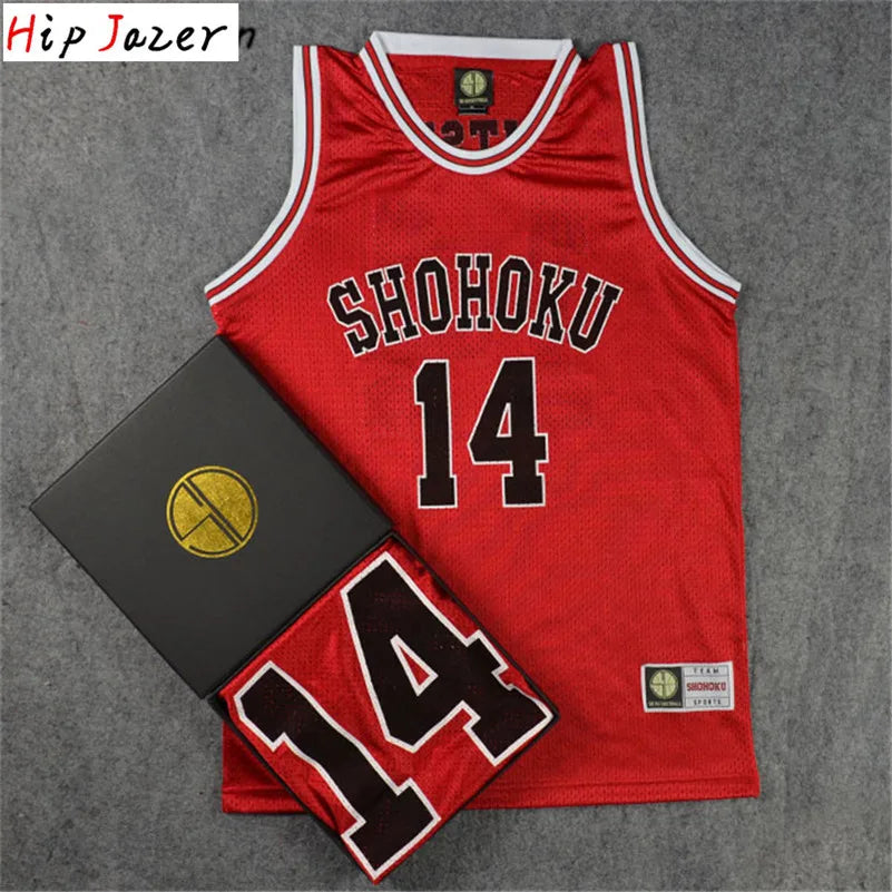 HipJazer Slam Cosplay Basketball Jersey Set - Shohoku Style ATHLEXES