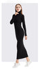 Turtleneck Knit Sheath Dress ATHLEXES