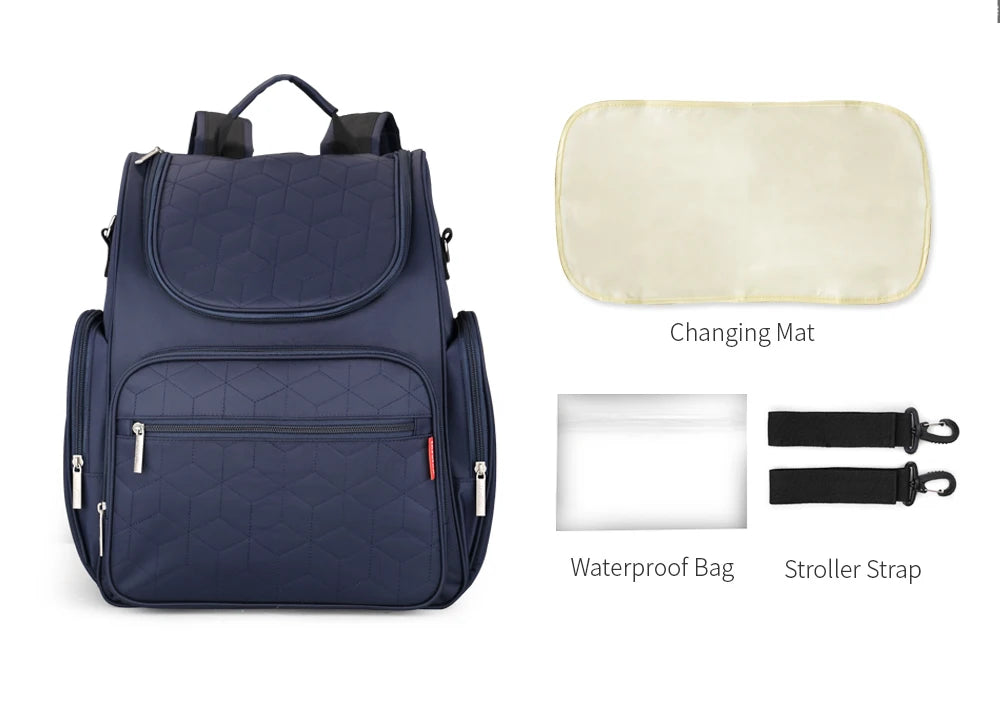 Elegant Mommy's Multifunctional Diaper Backpack ATHLEXES