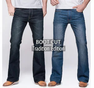 LGRG Men's Classic Slim Boot Cut Jeans ATHLEXES