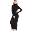 Turtleneck Knit Sheath Dress ATHLEXES