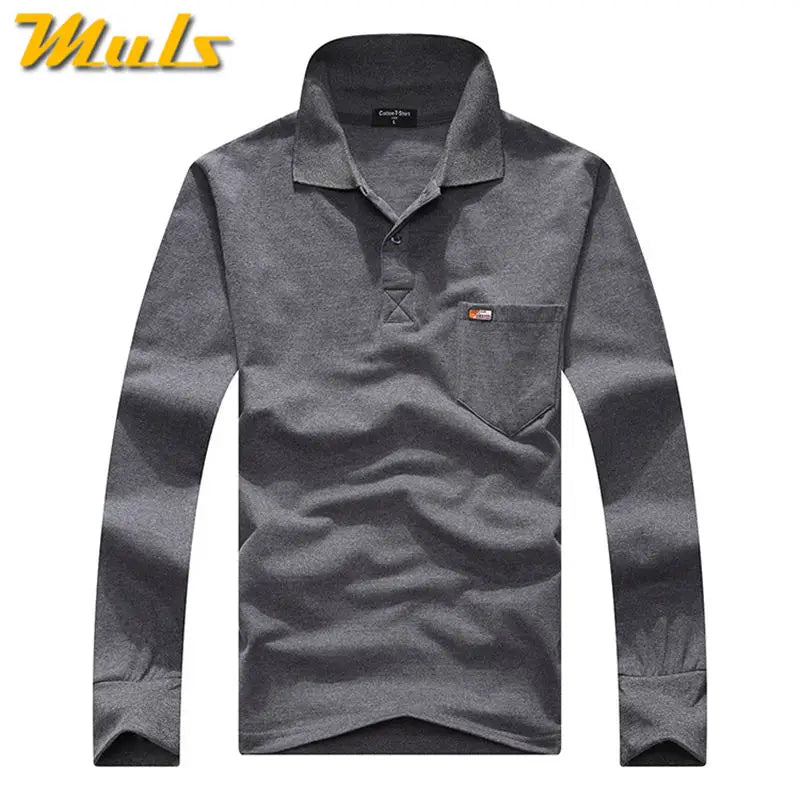 Classic Striped Cotton Polo for Men - Spring & Autumn ATHLEXES