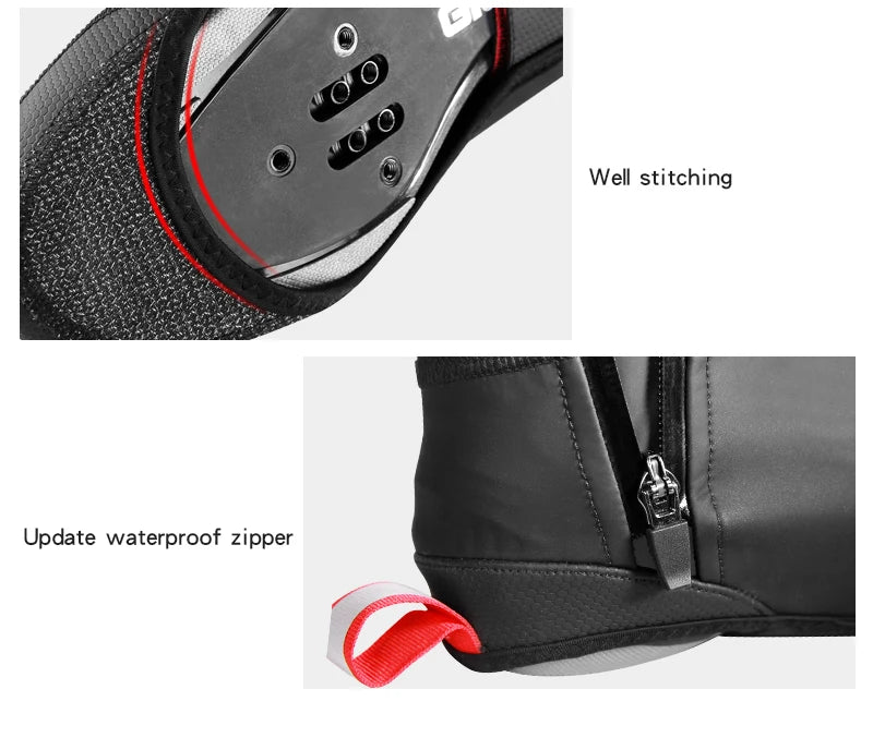 GIYO Waterproof Windproof Fleece Cycling Overshoes for Winter Ride ATHLEXES