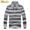 Classic Striped Cotton Polo for Men - Spring & Autumn ATHLEXES