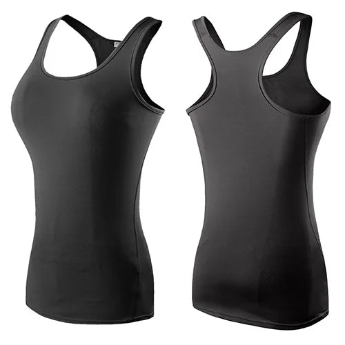 ElevateFit Black Sleeveless Yoga Top for Women ATHLEXES