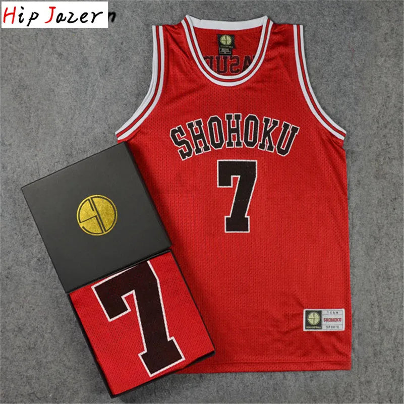 HipJazer Slam Cosplay Basketball Jersey Set - Shohoku Style ATHLEXES