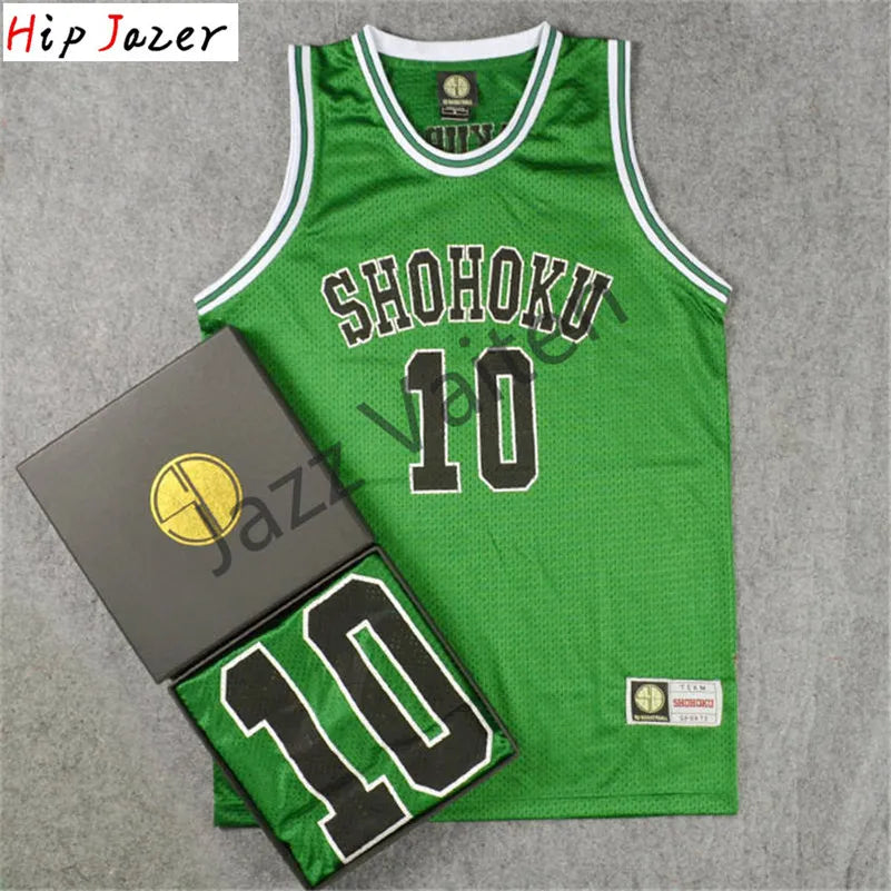 HipJazer Slam Cosplay Basketball Jersey Set - Shohoku Style ATHLEXES