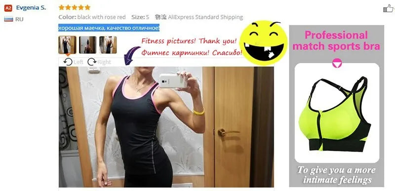 ElevateFit Black Sleeveless Yoga Top for Women ATHLEXES