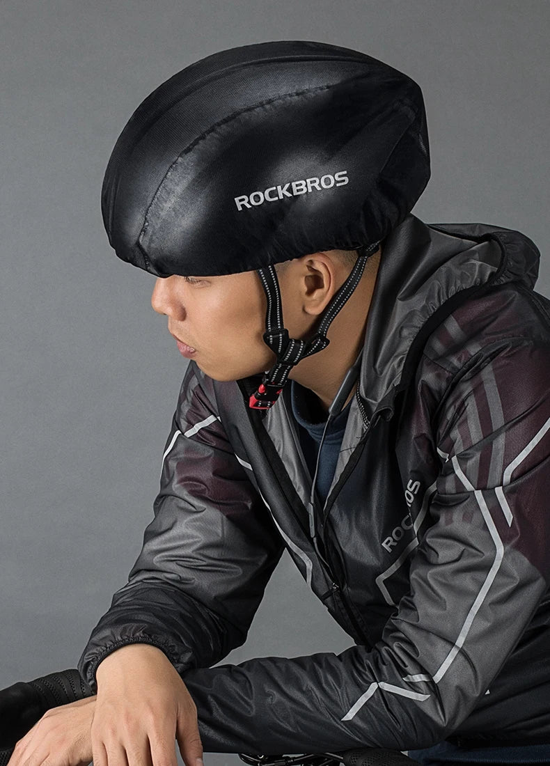 ROCKBROS Waterproof Helmet Rain Cover for Cycling ATHLEXES