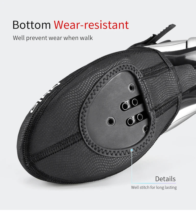 GIYO Windproof Waterproof Fleece Cycling Shoe Covers for All Seasons ATHLEXES