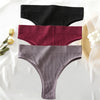 3PCS/Set Women's Cotton High Waisted Thongs S-XL Comfort ATHLEXES