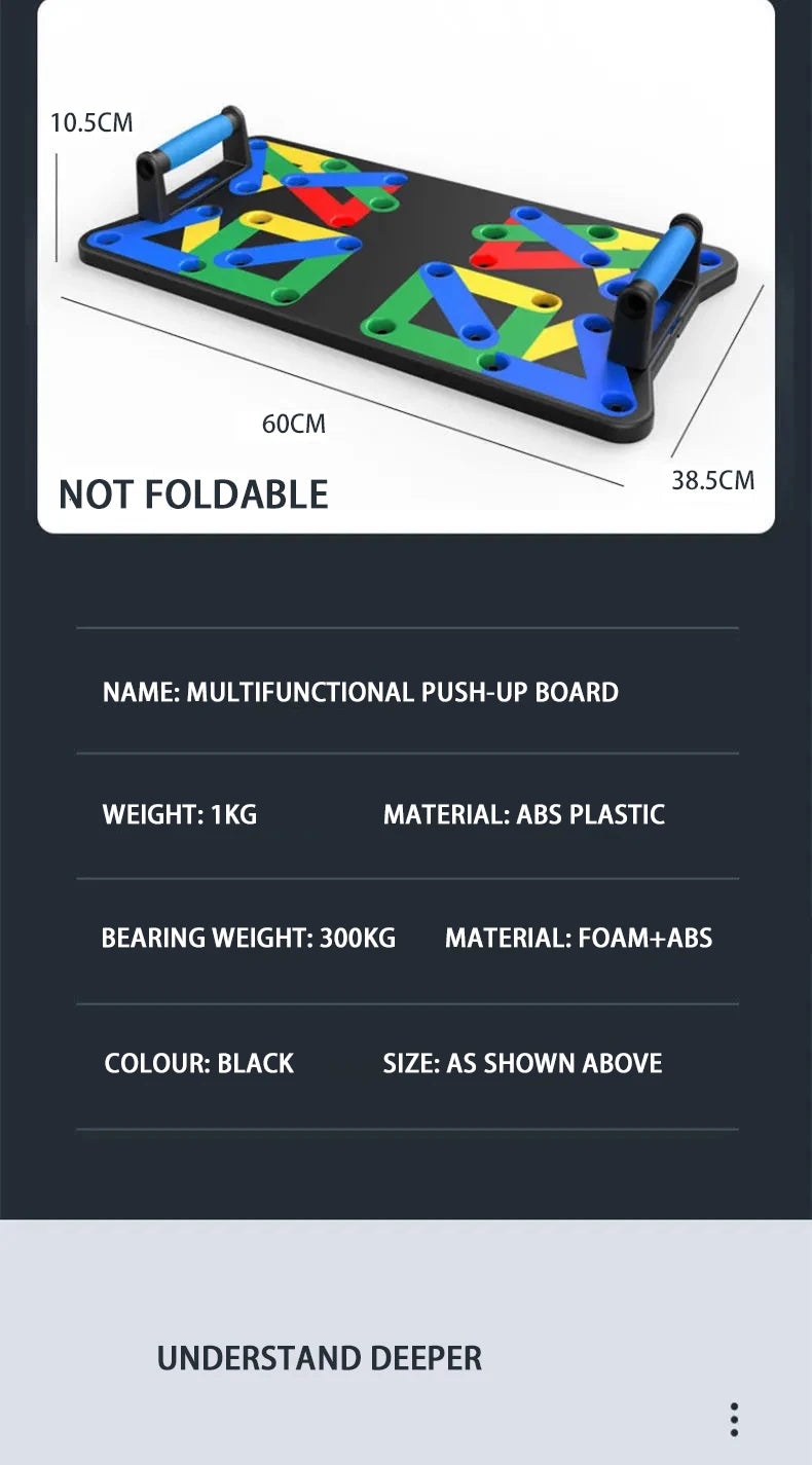 FlexFit Color-Coded Push-Up Board Set ATHLEXES