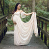 LuxeMaternity Lace Nightgown with Adjustable Belt ATHLEXES
