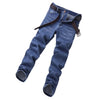 Blue Comfort Stretch Jeans for Men ATHLEXES