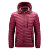 CHAIFENKO Men's Stylish Waterproof Hooded Jacket 2024 ATHLEXES