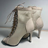 Hollow Mesh Peep Toe Stilettos: Summer High Heel Fashion ATHLEXES