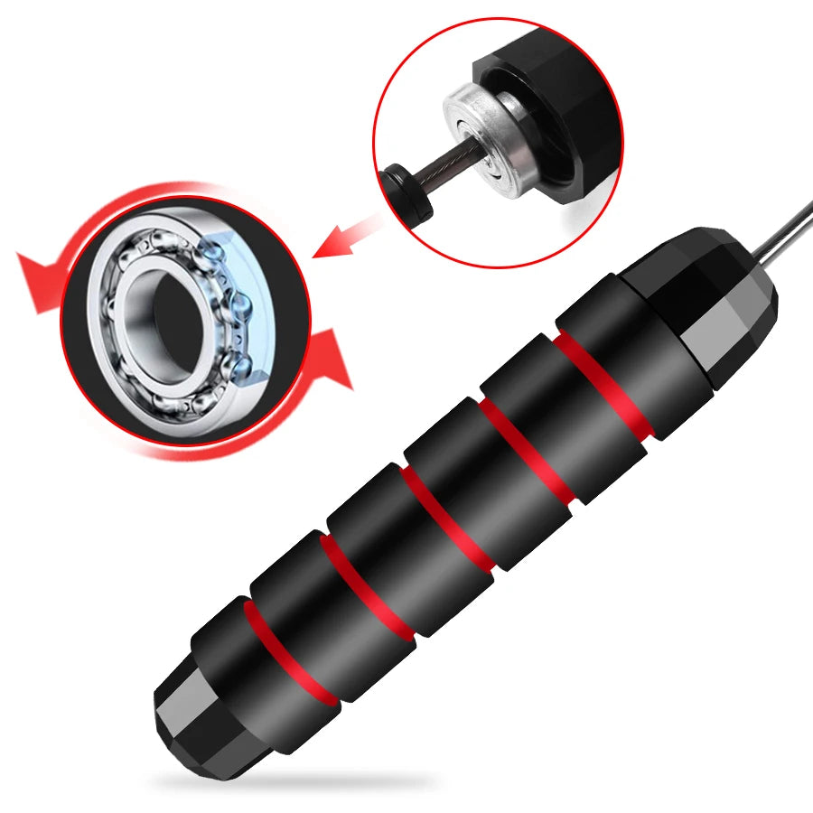 VelocityPro Adjustable Speed Jump Rope Fitness Gear ATHLEXES