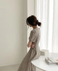 Chic Vintage Cotton Linen A-Line Dress ATHLEXES