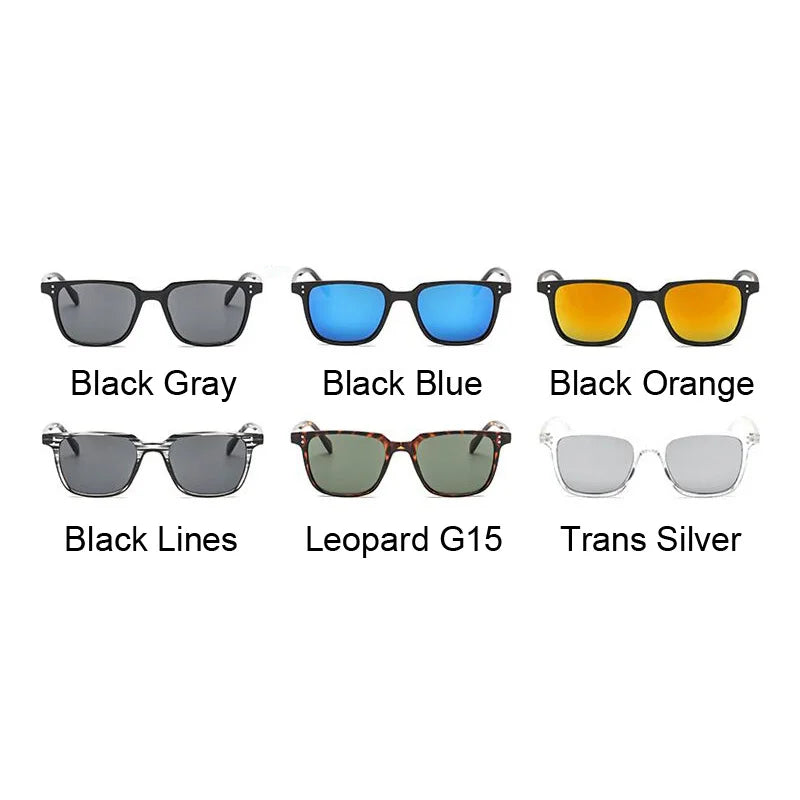 Retro Black Square Sunglasses for Men ATHLEXES
