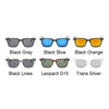 Retro Black Square Sunglasses for Men ATHLEXES