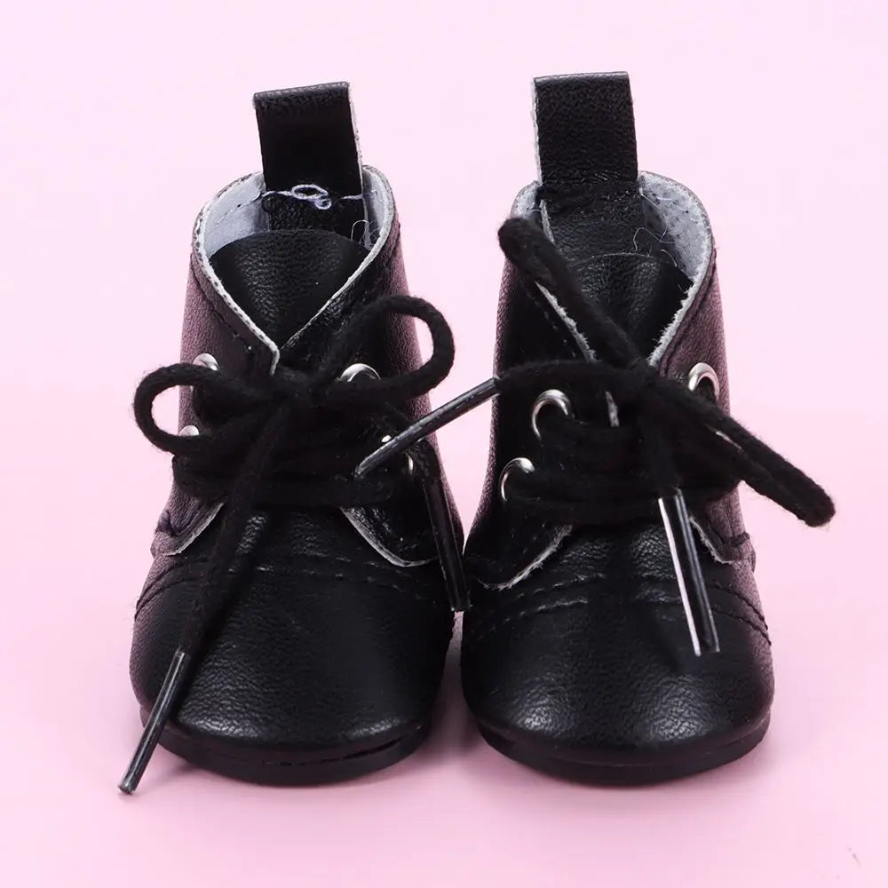 Mini Doll Boot Shoes for 20cm Plush Dolls - Stylish 5-5.5cm Accessories ATHLEXES
