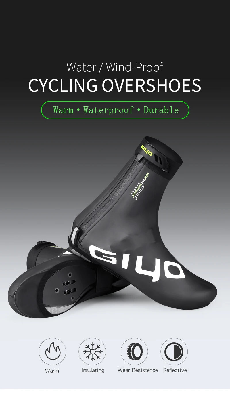 GIYO Waterproof Cycling Shoe Covers for MTB and Road Racing ATHLEXES